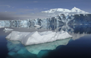 Prospettiva dello scioglimento dei ghiacciai